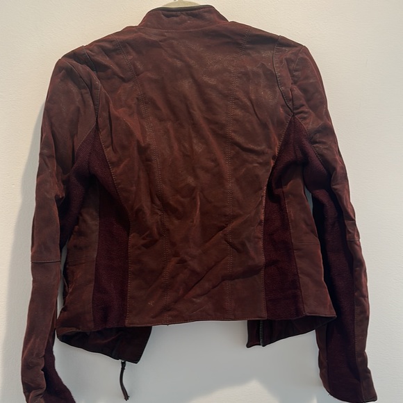 Free people burgundy suede jacket - Picture 3 of 3
